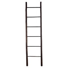 Used Italian Rustic Wooden Ladder Stair Step