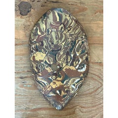 Vintage Italian Scagliola Pigmented Plaster Turtle Shell