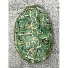 Vintage Italian Scagliola Pigmented Plaster Turtle Shell