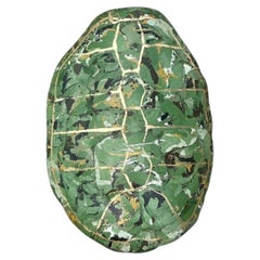 Vintage Italian Scagliola Pigmented Plaster Turtle Shell