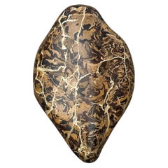 Écaille de tortue vintage en plâtre pigmenté de Scagliola (Italie)