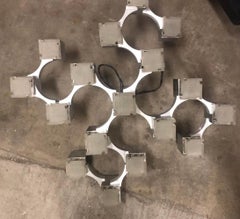 Vintage Italian Sciolari Cubic Chandelier