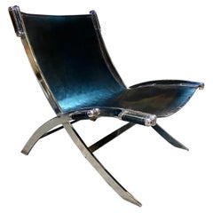 Italienischer Scherenstuhl im Vintage-Stil von Antonio Citterio für Flexform, zeitlos