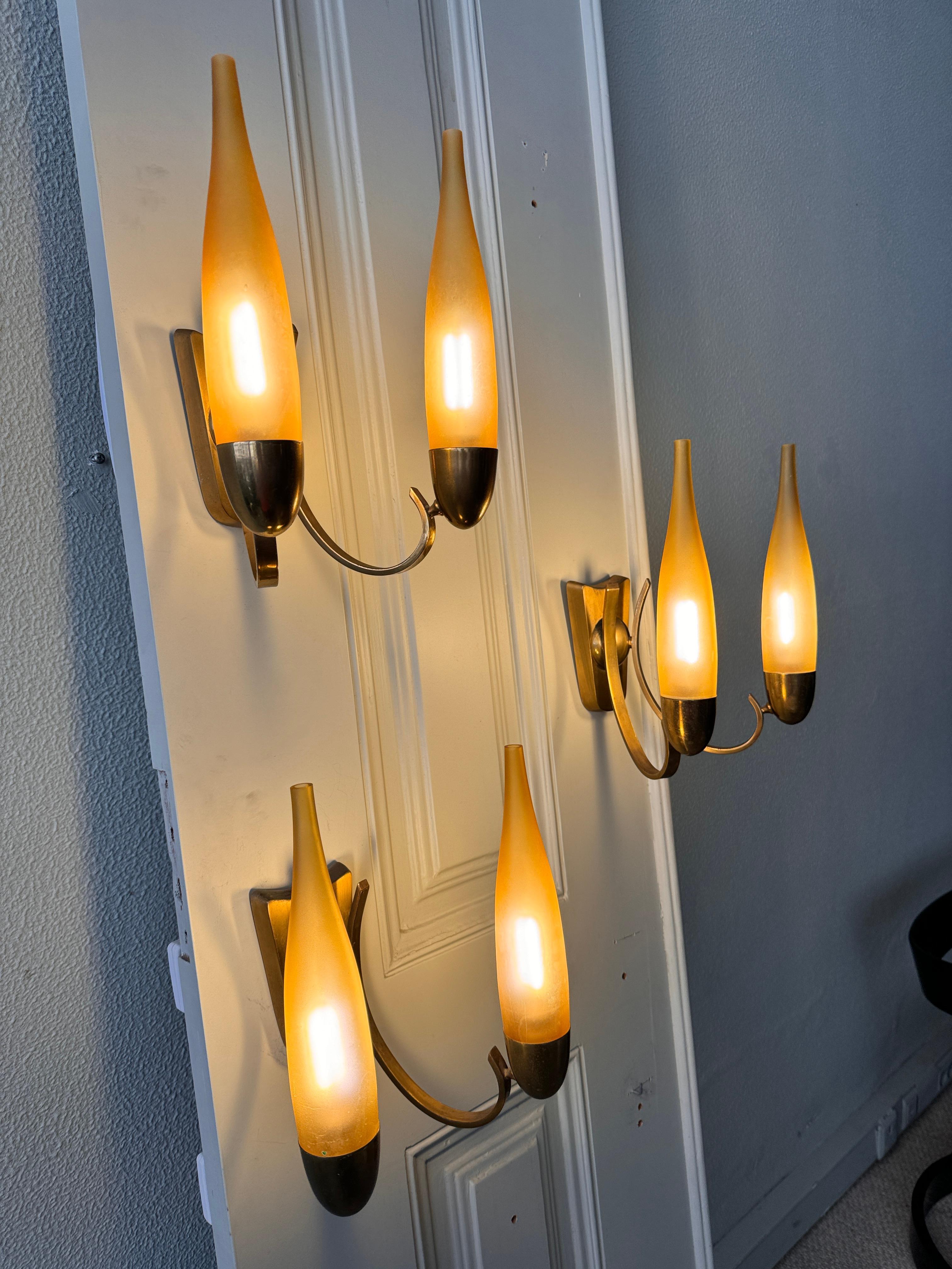 Vintage Italian Sconce by Angelo Lelii for Arredoluce, 1950s For Sale 4