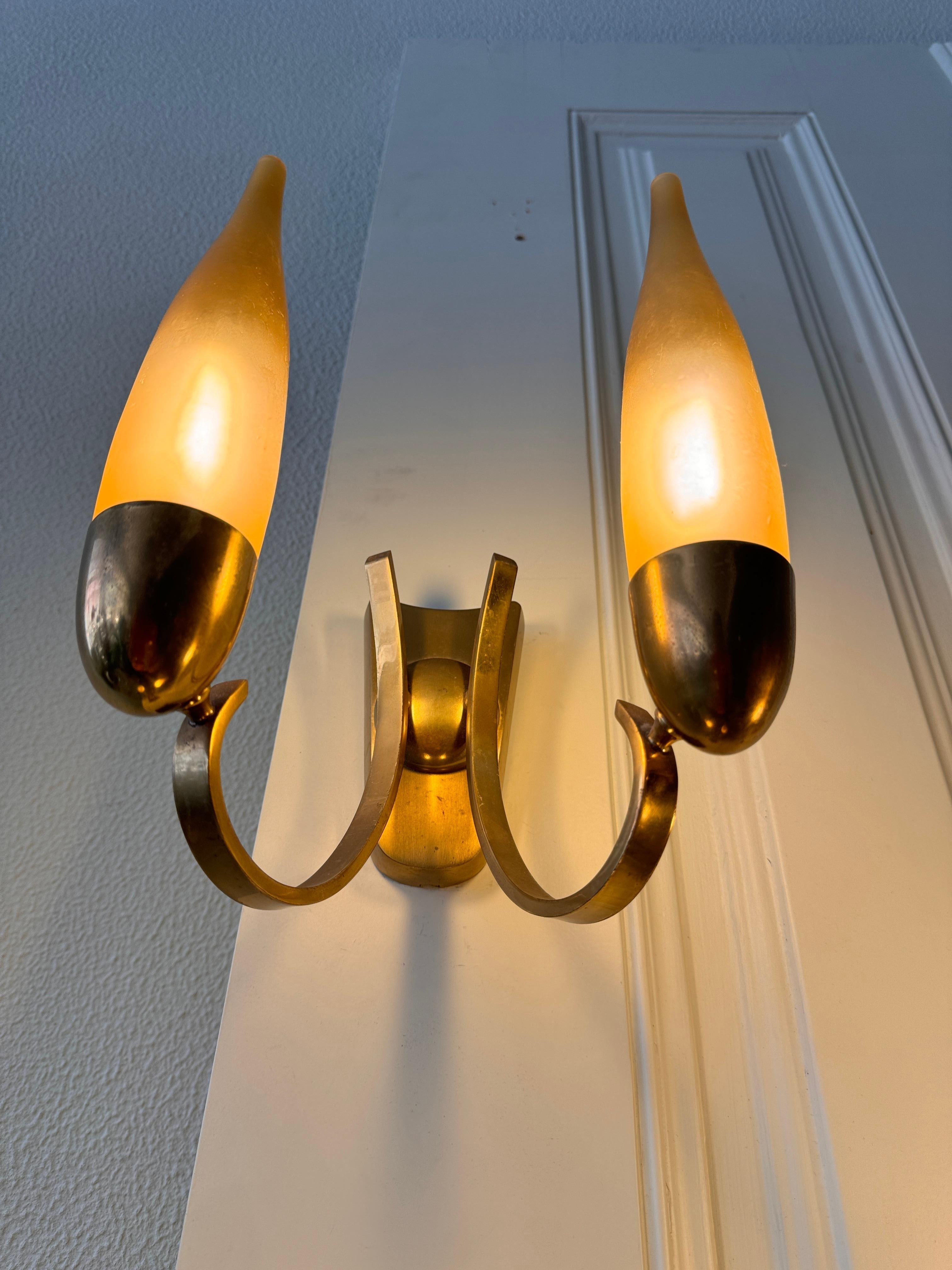 Vintage Italian Sconce by Angelo Lelii for Arredoluce, 1950s For Sale 10