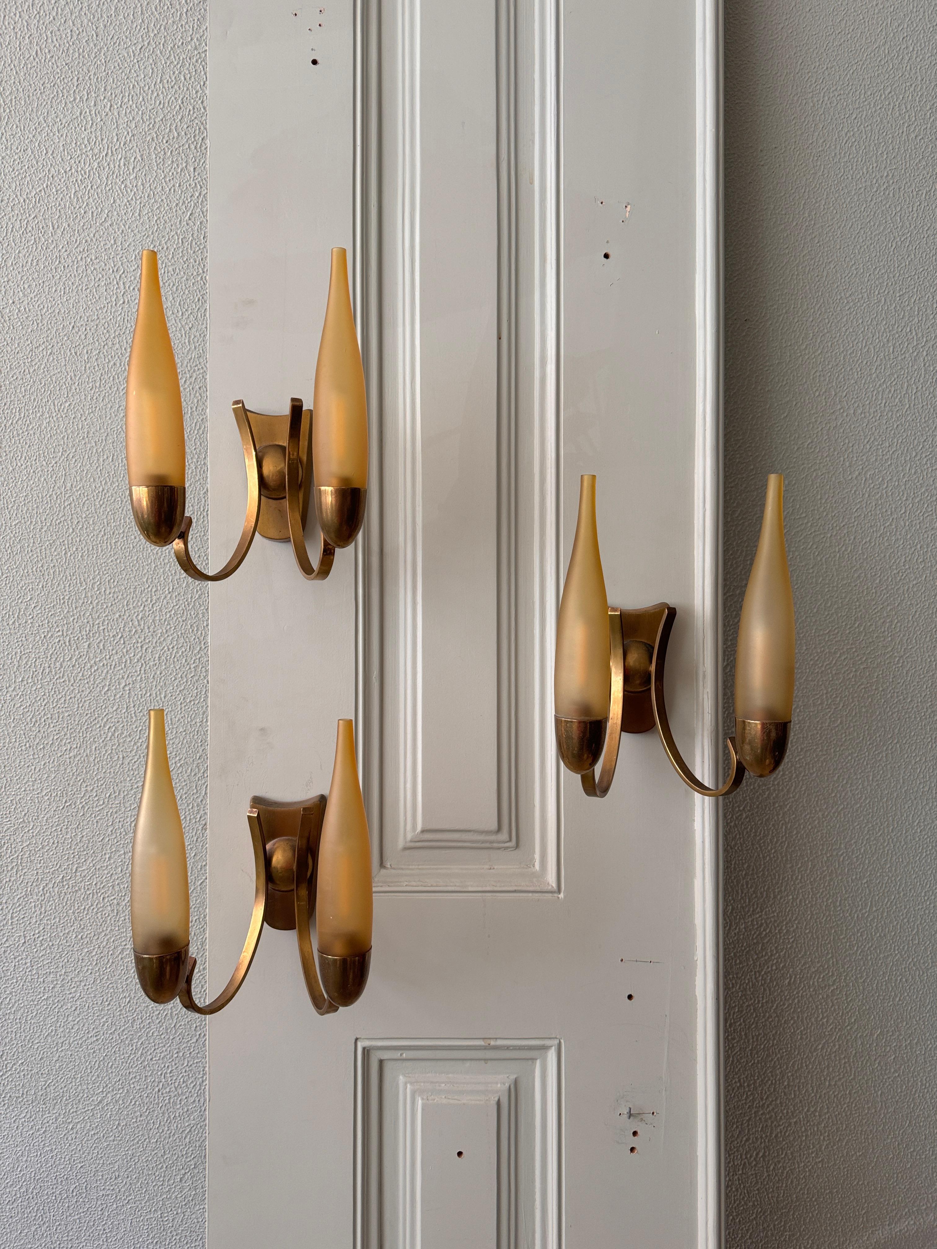Vintage Italian Sconce by Angelo Lelii for Arredoluce, 1950s In Good Condition For Sale In Lisboa, PT