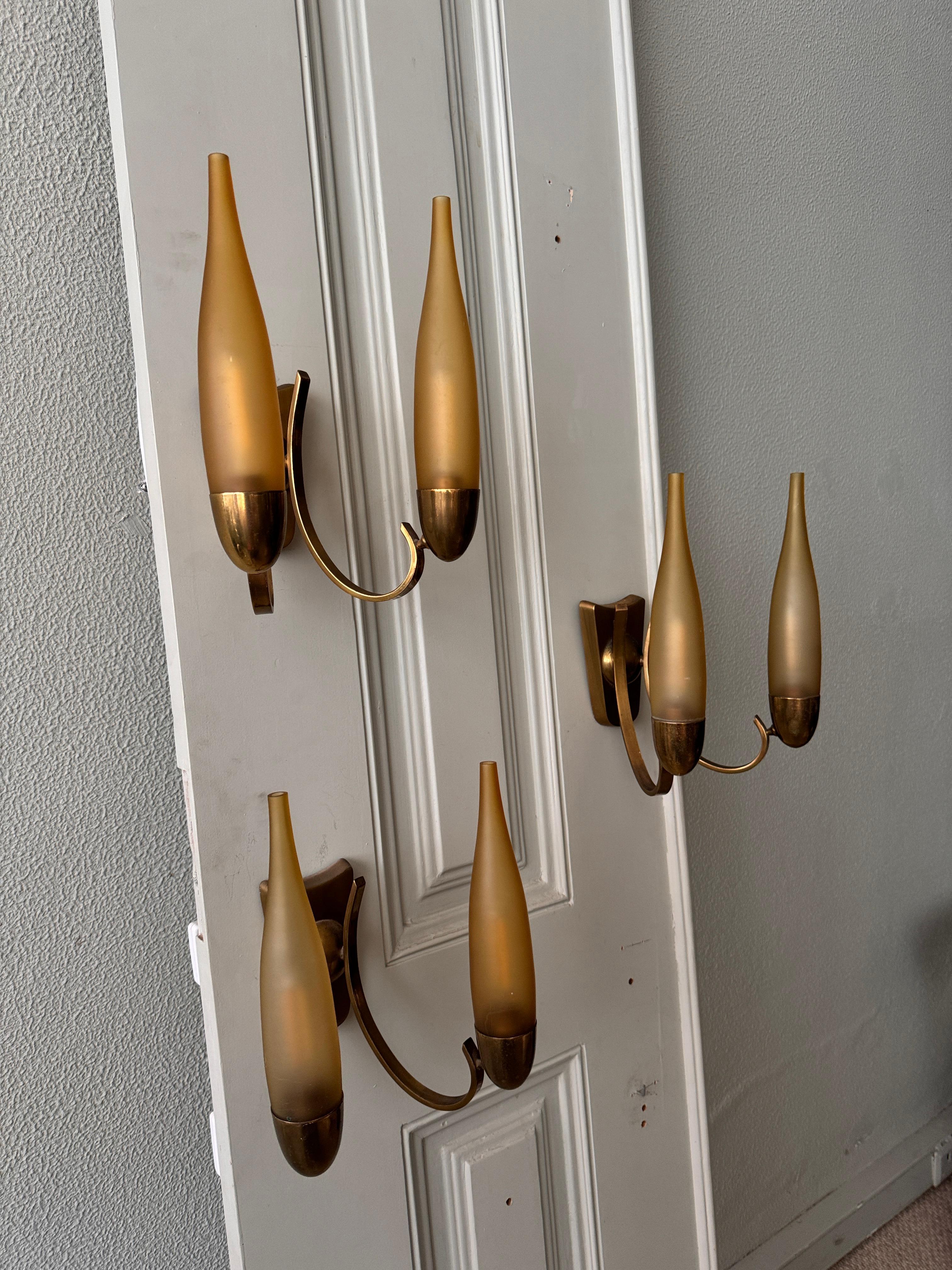 Vintage Italian Sconce by Angelo Lelii for Arredoluce, 1950s For Sale 3