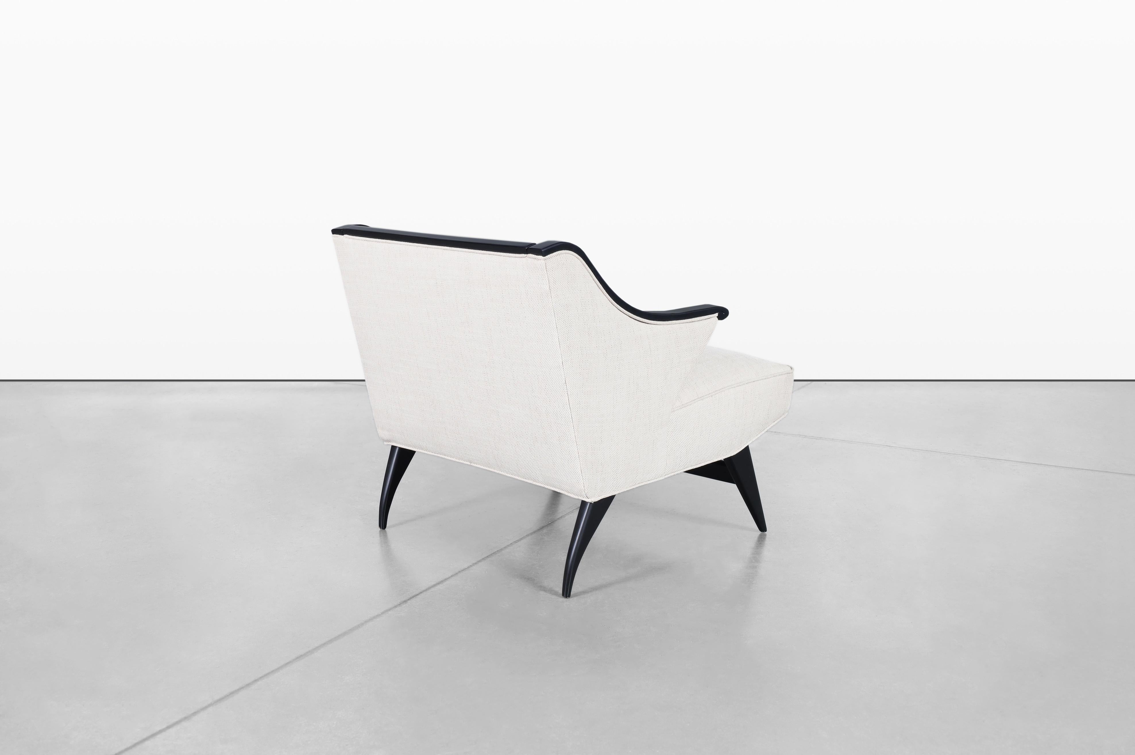 Vintage Italian Sculptural Lounge Chairs For Sale 5