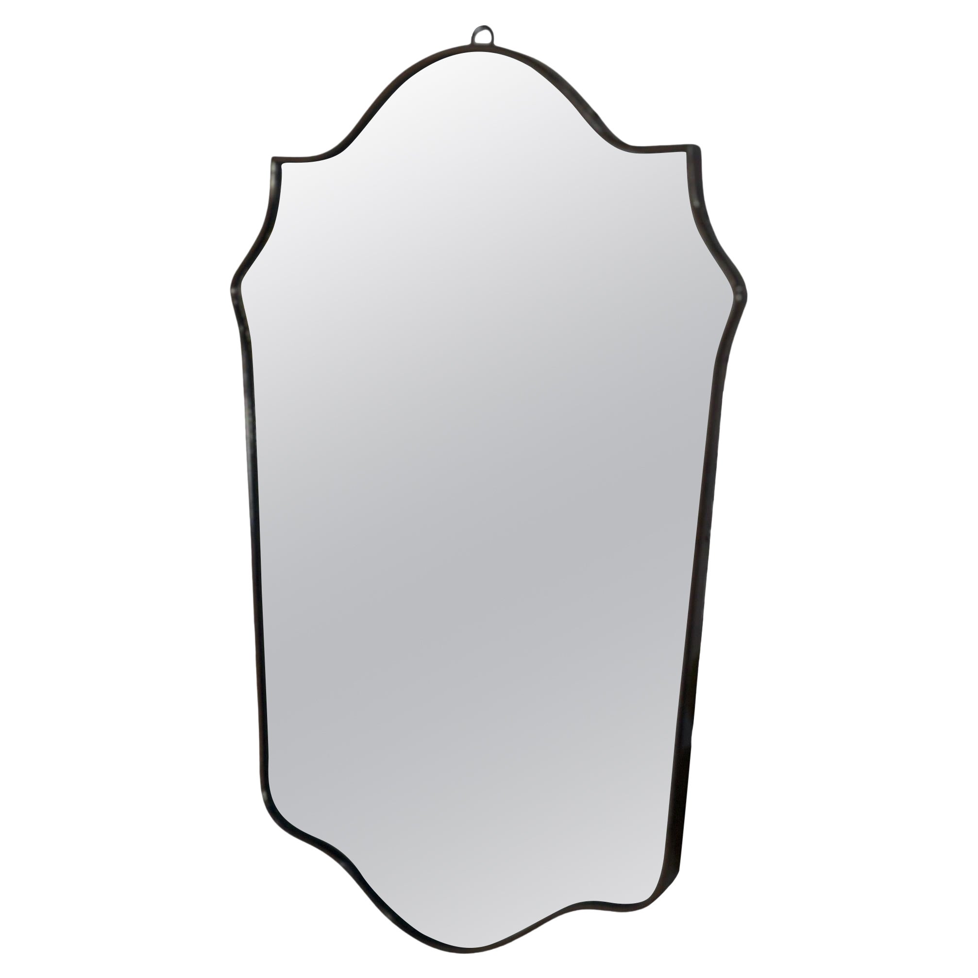 Vintage Italian Sculptural Wall Mirror 1960
