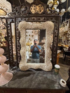 Vintage Italian Sea Shell Mirror