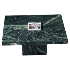 Vintage Italian Serpentine Green Coffee Table