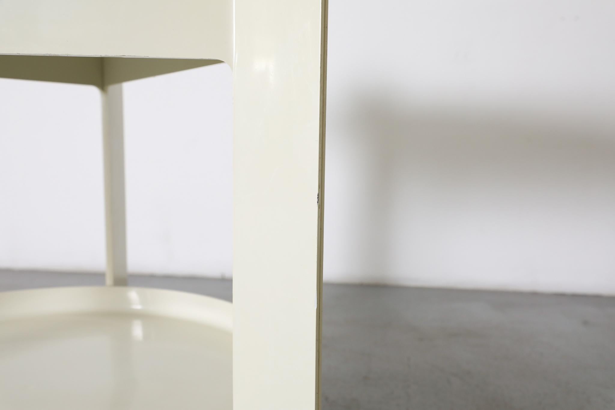 Vintage Italian Serving Cart By Luigi Massoni For Guzzini, 1970’s For Sale 7