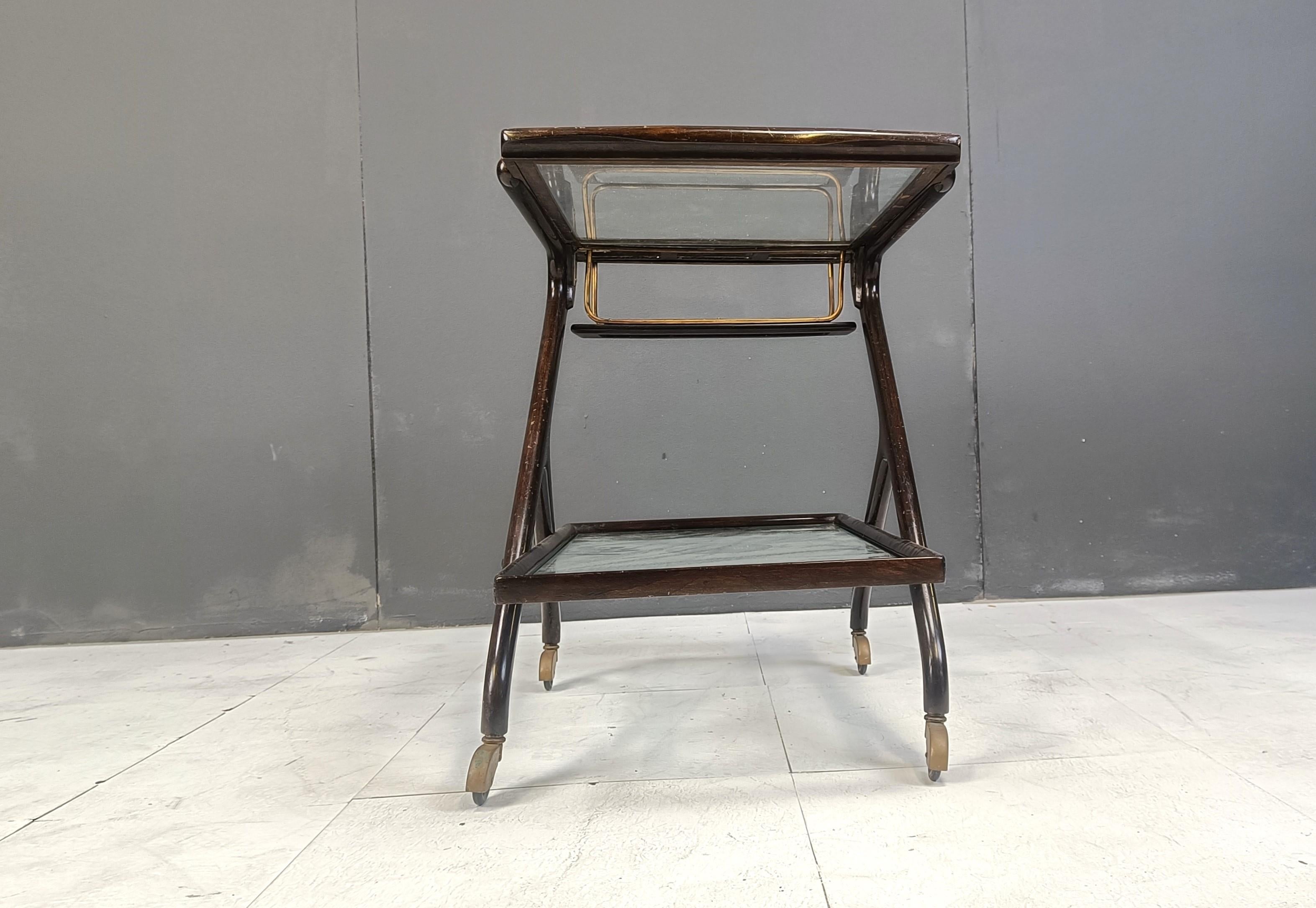 Vintage italian serving trolley, 1950s For Sale 3