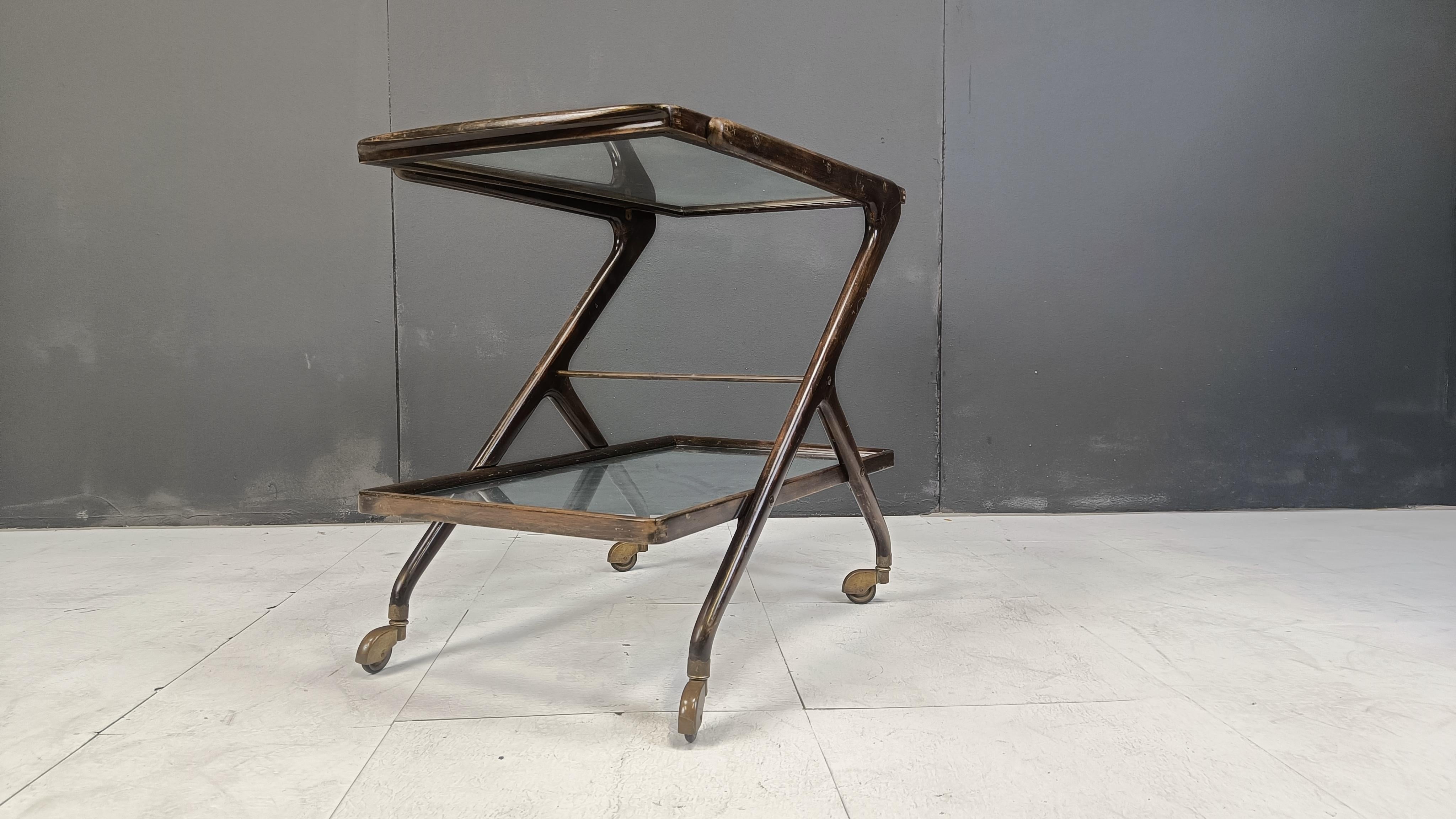 Carrello da portata italiano vintage, anni '50 in vendita 3