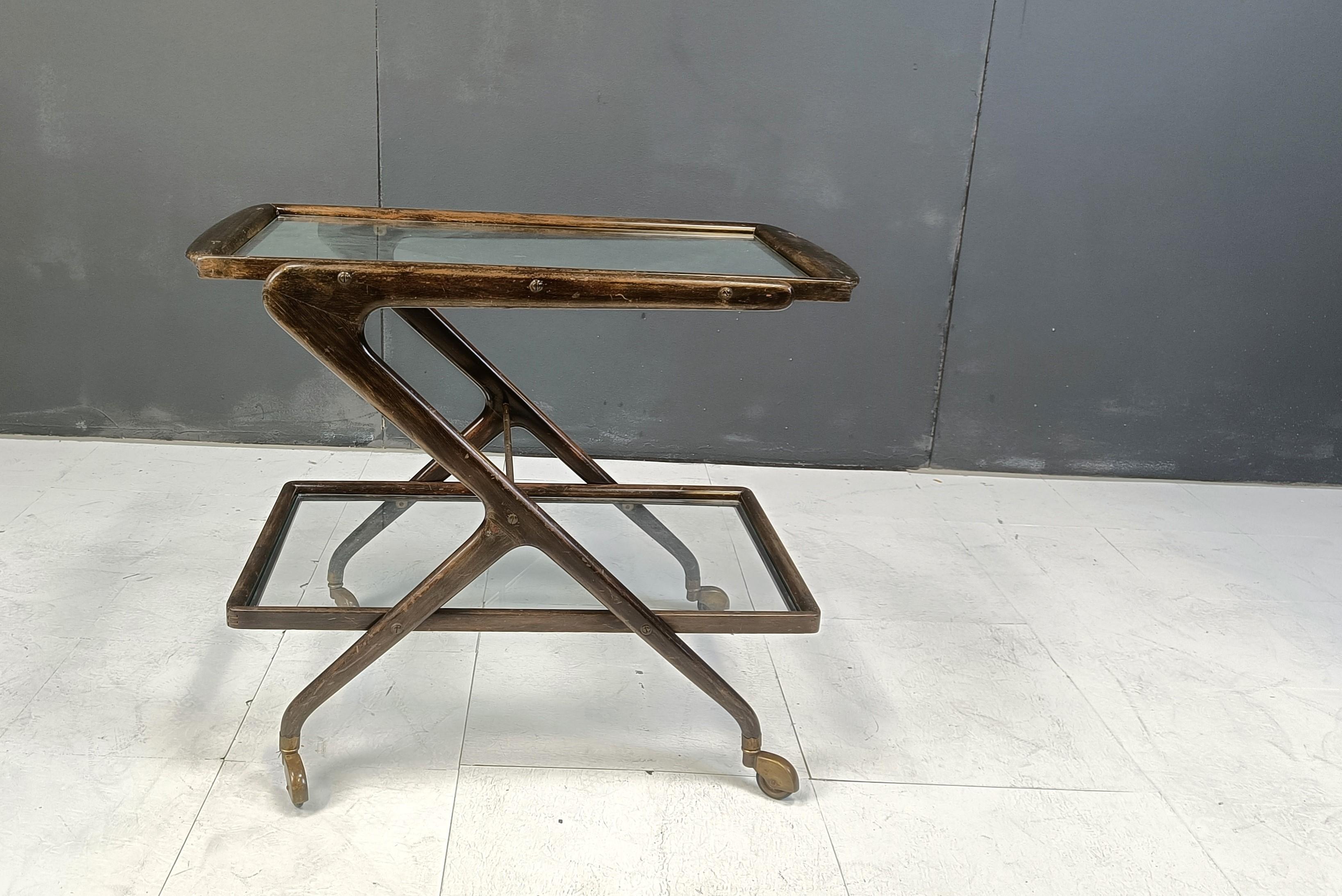 Mid-Century moderno Carrello da portata italiano vintage, anni '50 in vendita