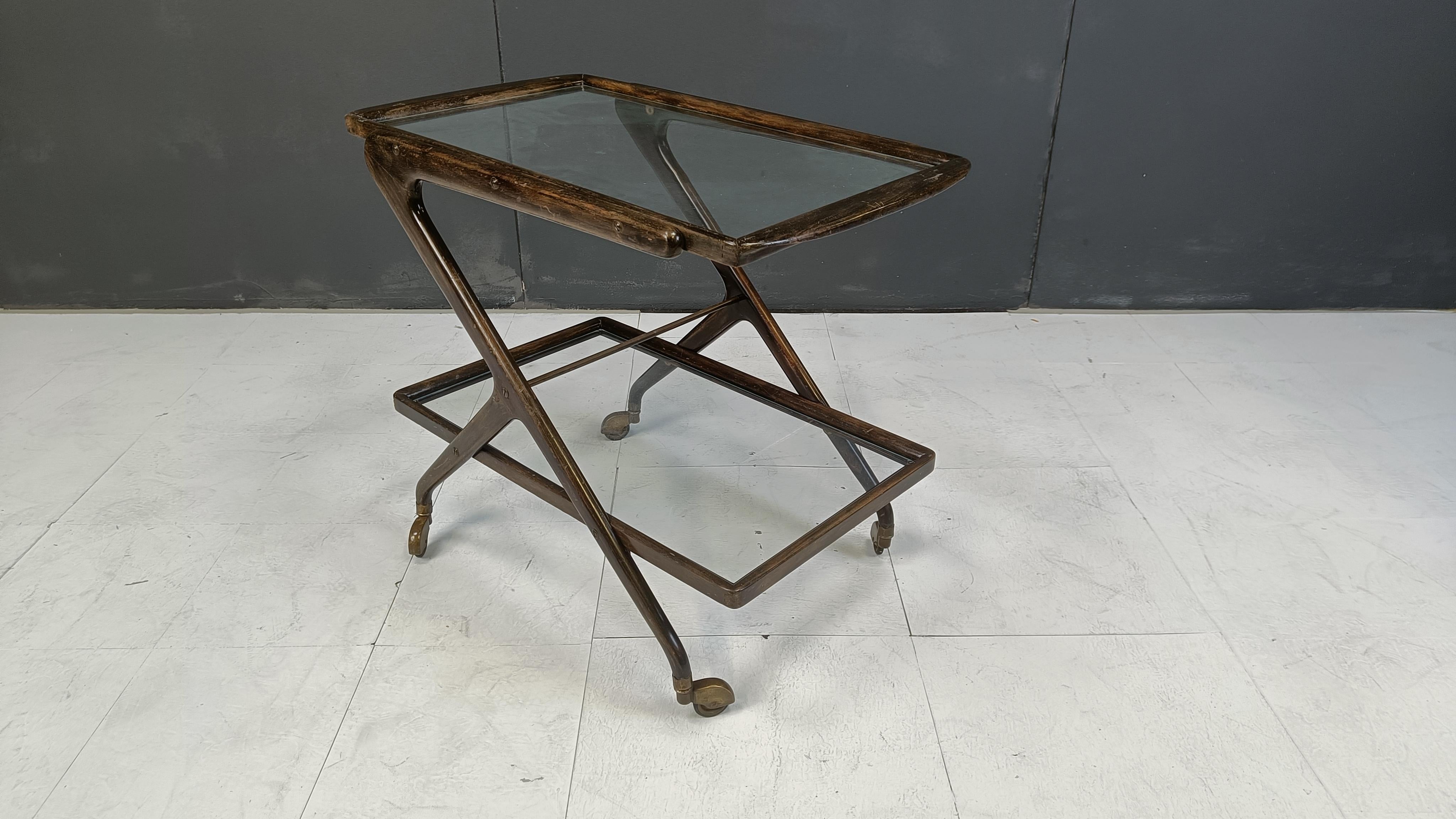 Metà XX secolo Carrello da portata italiano vintage, anni '50 in vendita