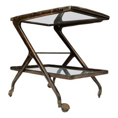 Carrello da portata italiano vintage, anni '50