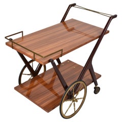 Vintage italian serving trolley, 1950s