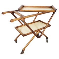 Vintage Italian Serving Trolley by Cesare Lacca, 1950s
