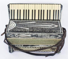 Vintage Italian Settimio Soprani III Gray Pearl Accordion