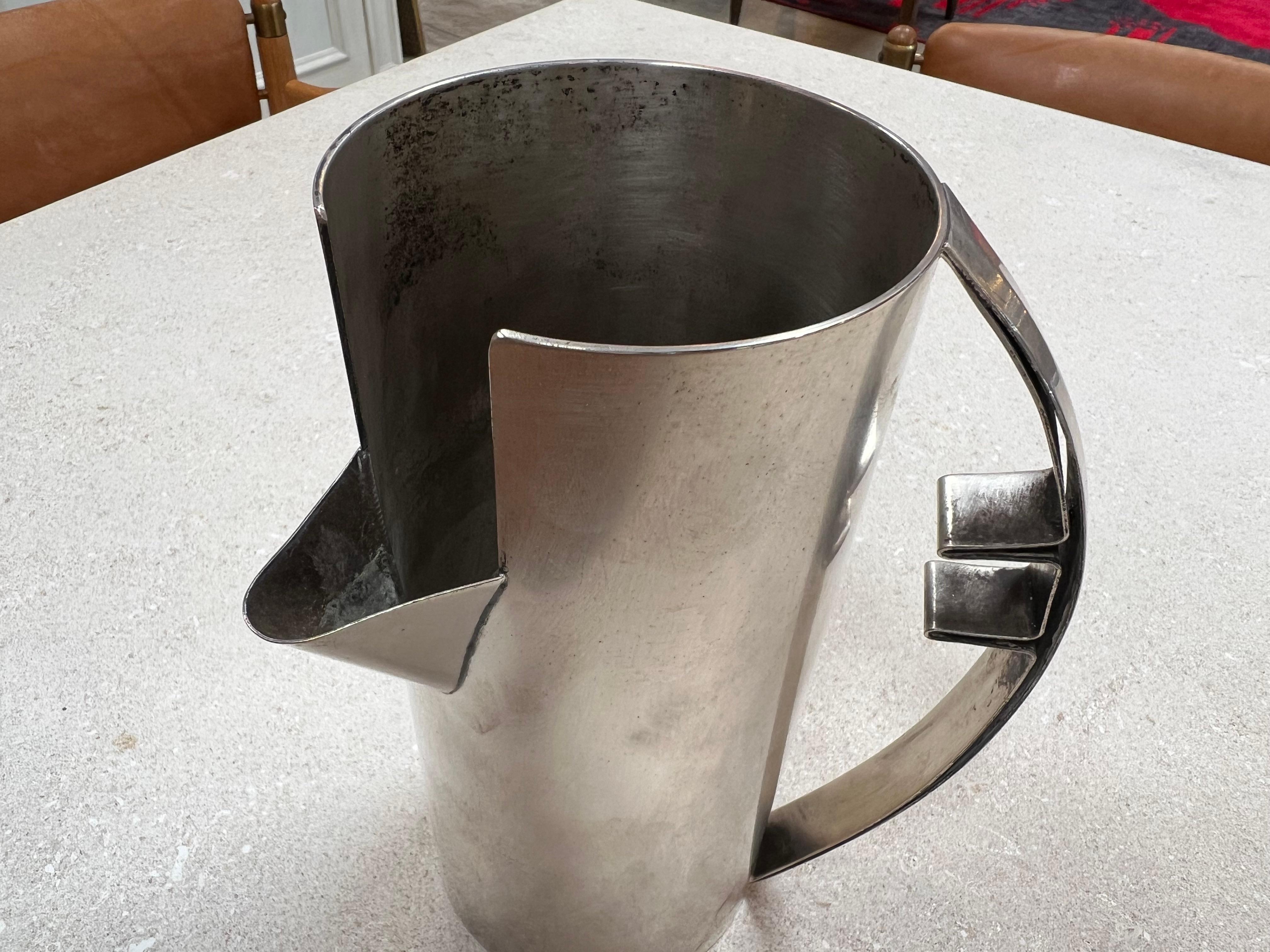 Schöne und Vintage italienischen Silber Krug.

