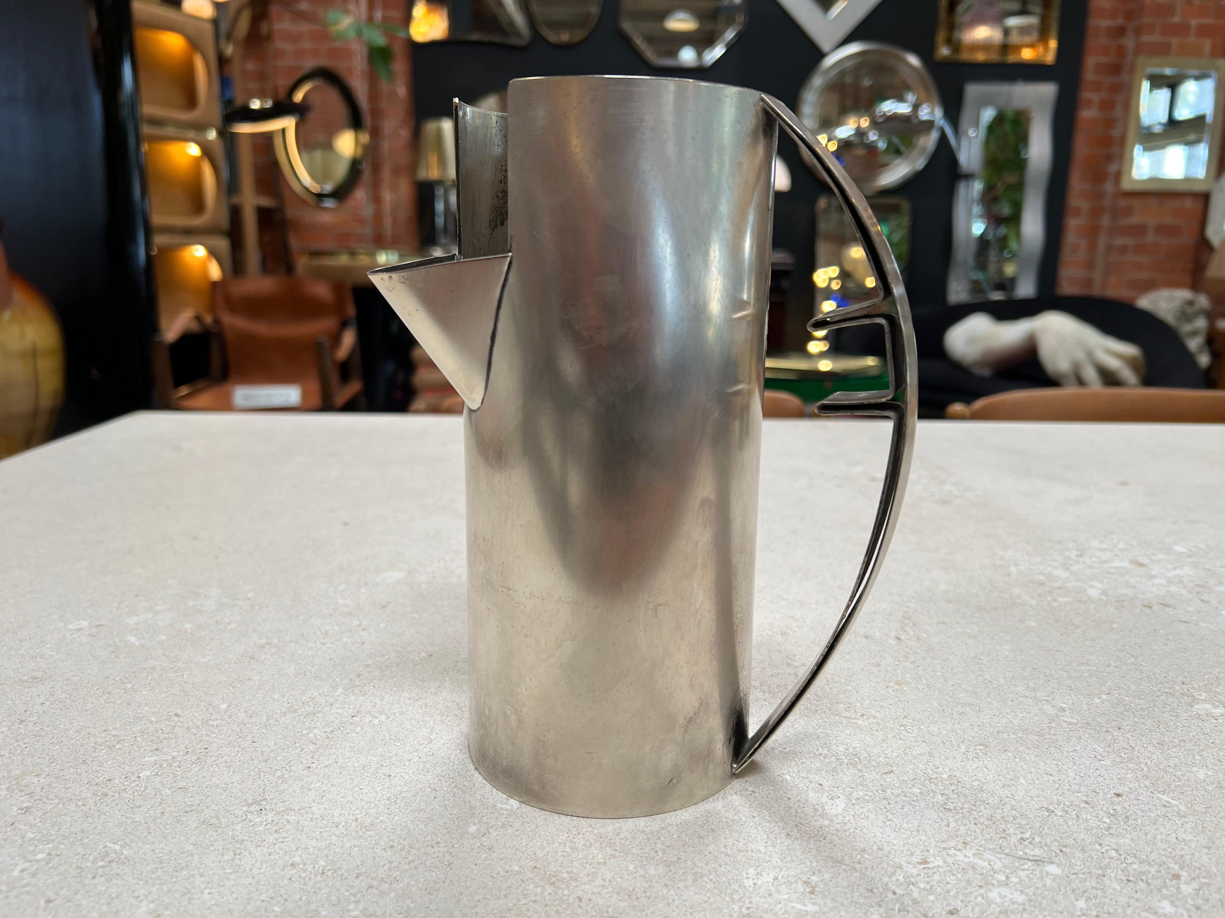 Vintage Italian Silver Jar 1950 For Sale 1