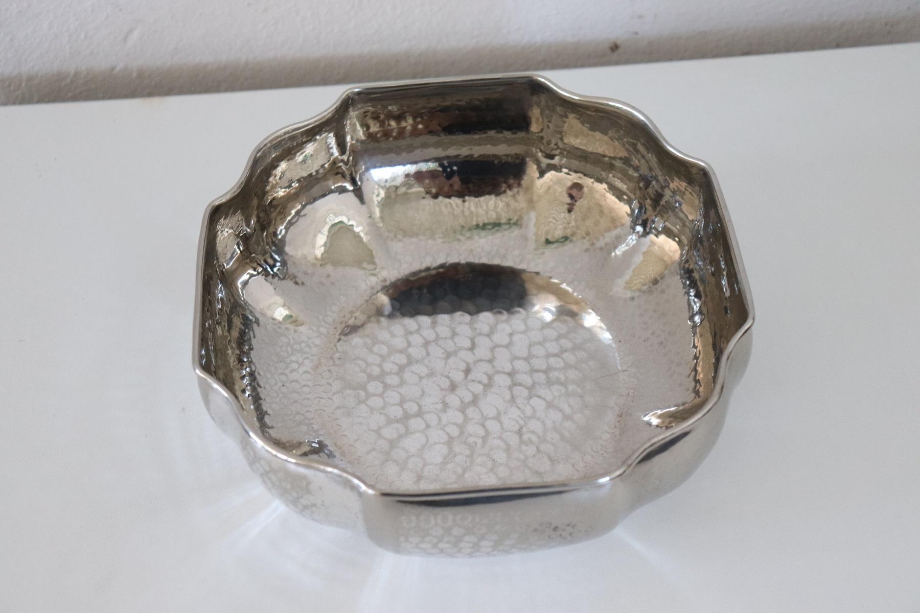 Beautiful elegant italian silver plate vintage Pocket Emptier. It is brand on the side with the 