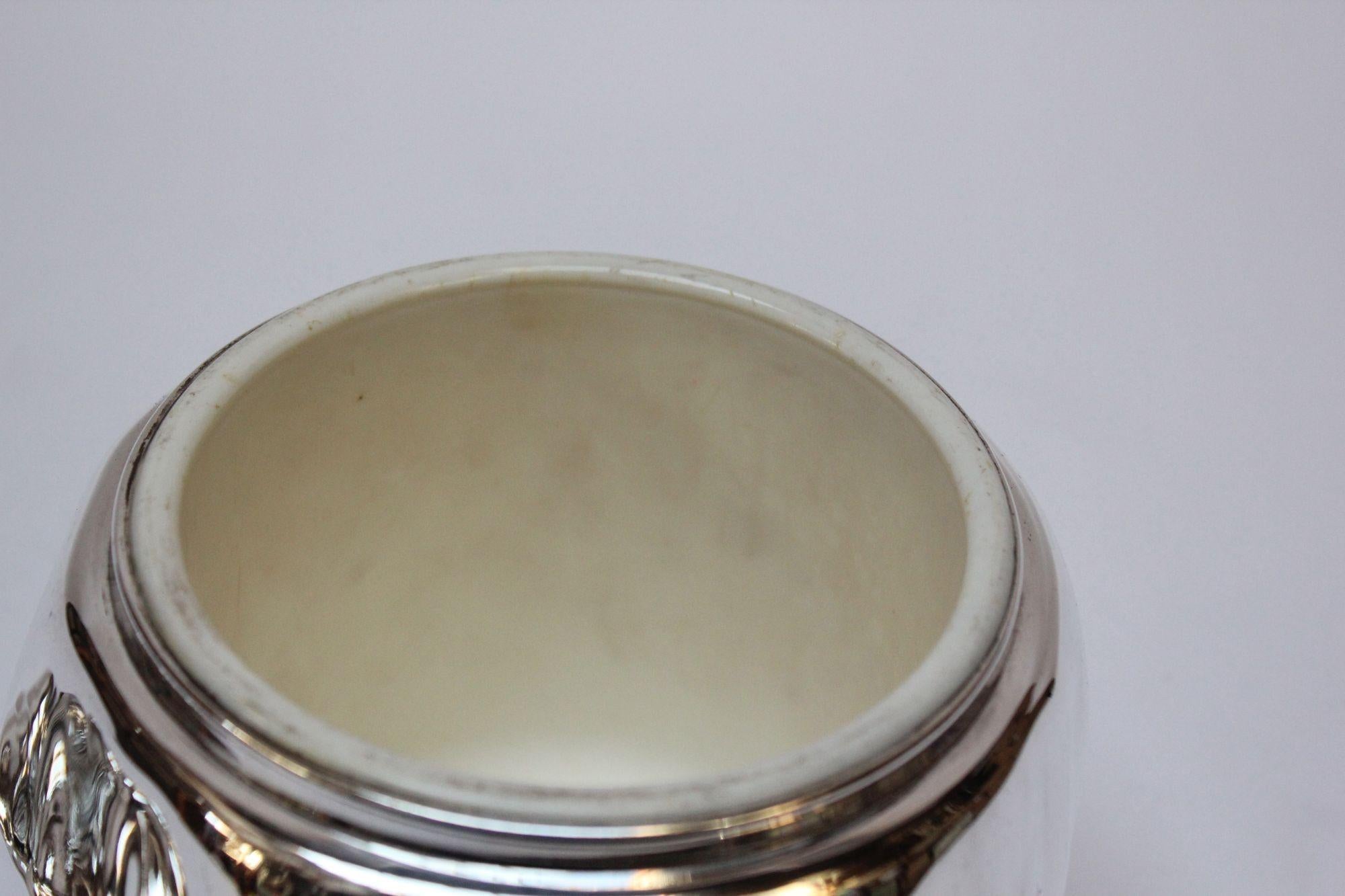 Silver Plate Vintage Italian Silver-Plated Insulated 