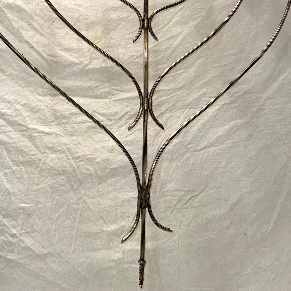 Vintage Italian Silver Plated Light Fixture For Sale 2