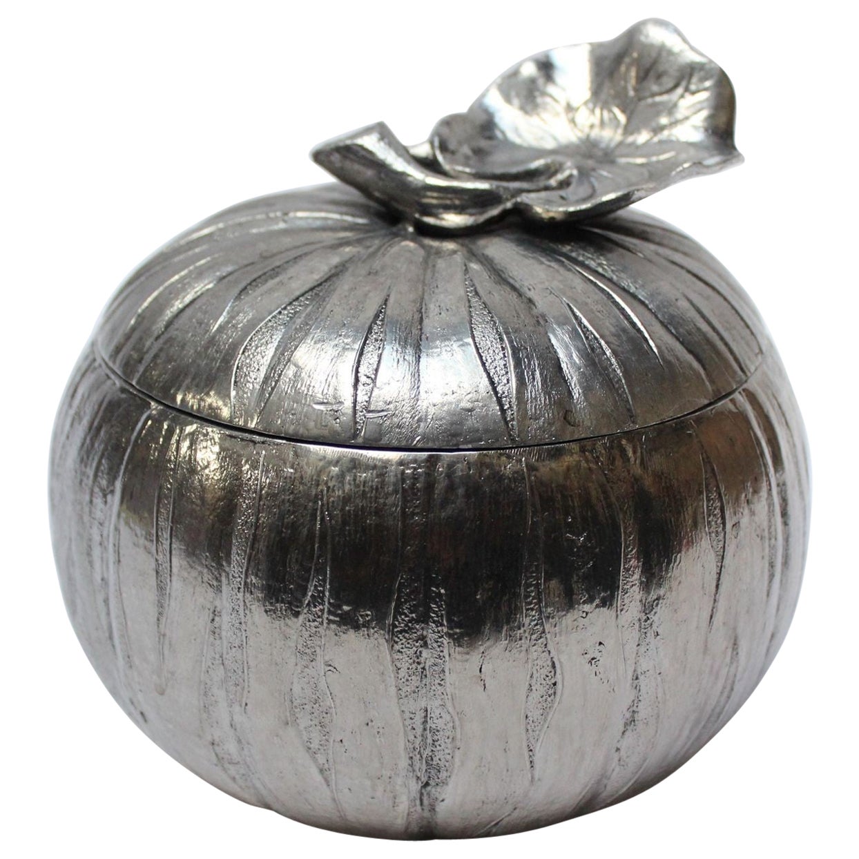 Italienischer versilberter Vintage-Eiskübel aus „Pumpkin“ von Mauro Manetti