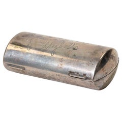 Vintage Italian Silverplate Match Holder by Ciardetti Firenze, 1970s