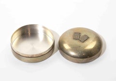 Vintage Italian Silverplate Trinket Box by Ciardetti Firenze, 1970s