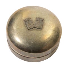 Vintage Italian Silverplate Trinket Box by Ciardetti Firenze, 1970s