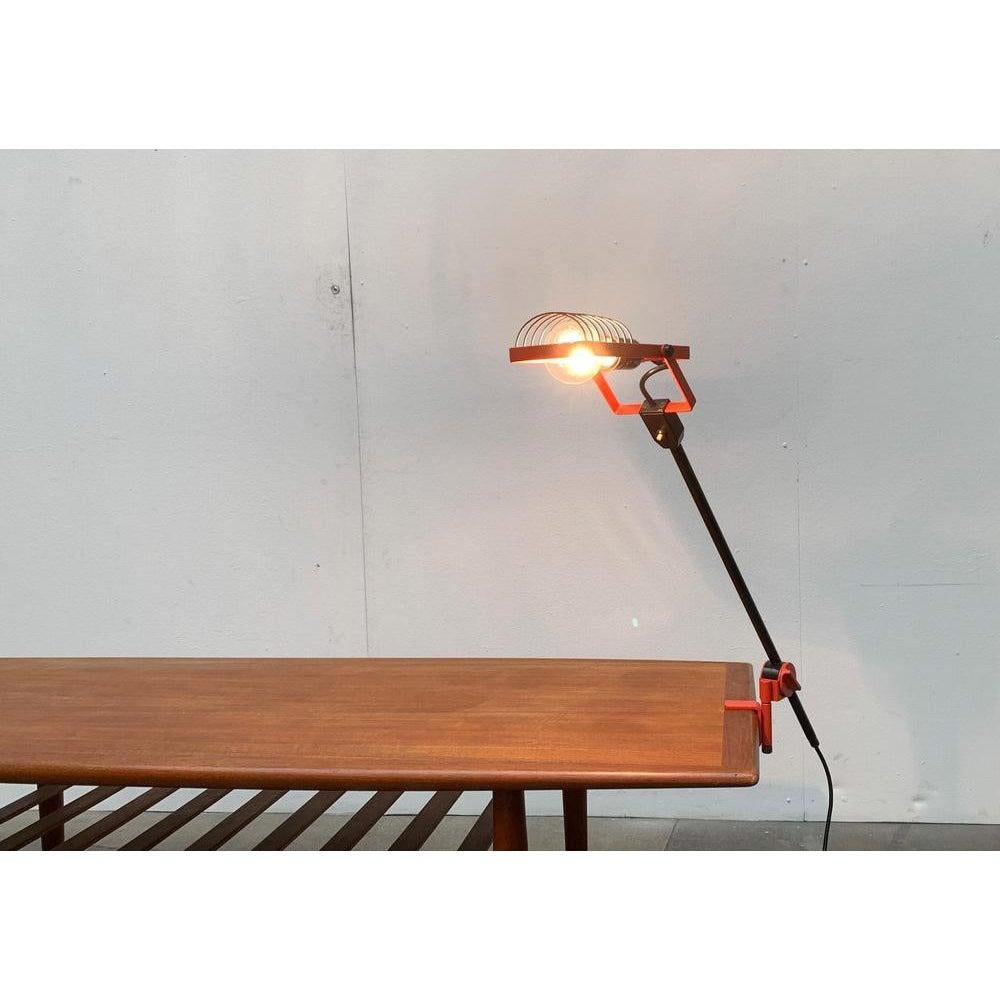 20th Century Vintage Italian Sintesi Morsetto Table Lamp by Ernesto Gismondi, 1970s For Sale