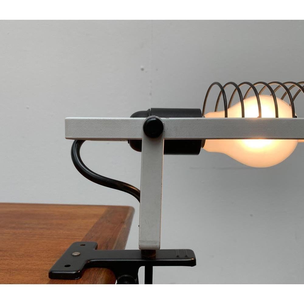 Lámpara de mesa Vintage Italian Sintesi Pinza Clamp de Ernesto Gismondi para Artemide Metal en venta