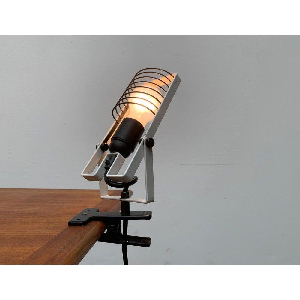 Lámpara de mesa Vintage Italian Sintesi Pinza Clamp de Ernesto Gismondi para Artemide en venta 1