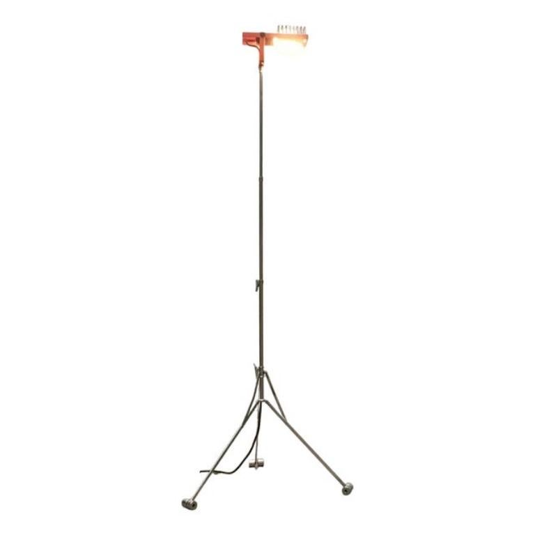 Vintage Italian Sintesi Terra Foldable Tripod Floor Lamp by Ernesto, 1970s