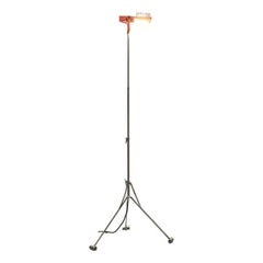 Vintage Italian Sintesi Terra Foldable Tripod Floor Lamp by Ernesto, 1970s