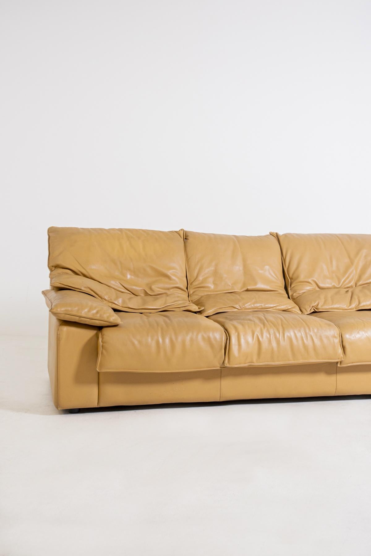 vintage italian leather sofas