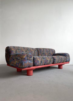 Vintage Italian Sofa Designed by Carlo Bartoli for Rossi di Albizzate, 1980s