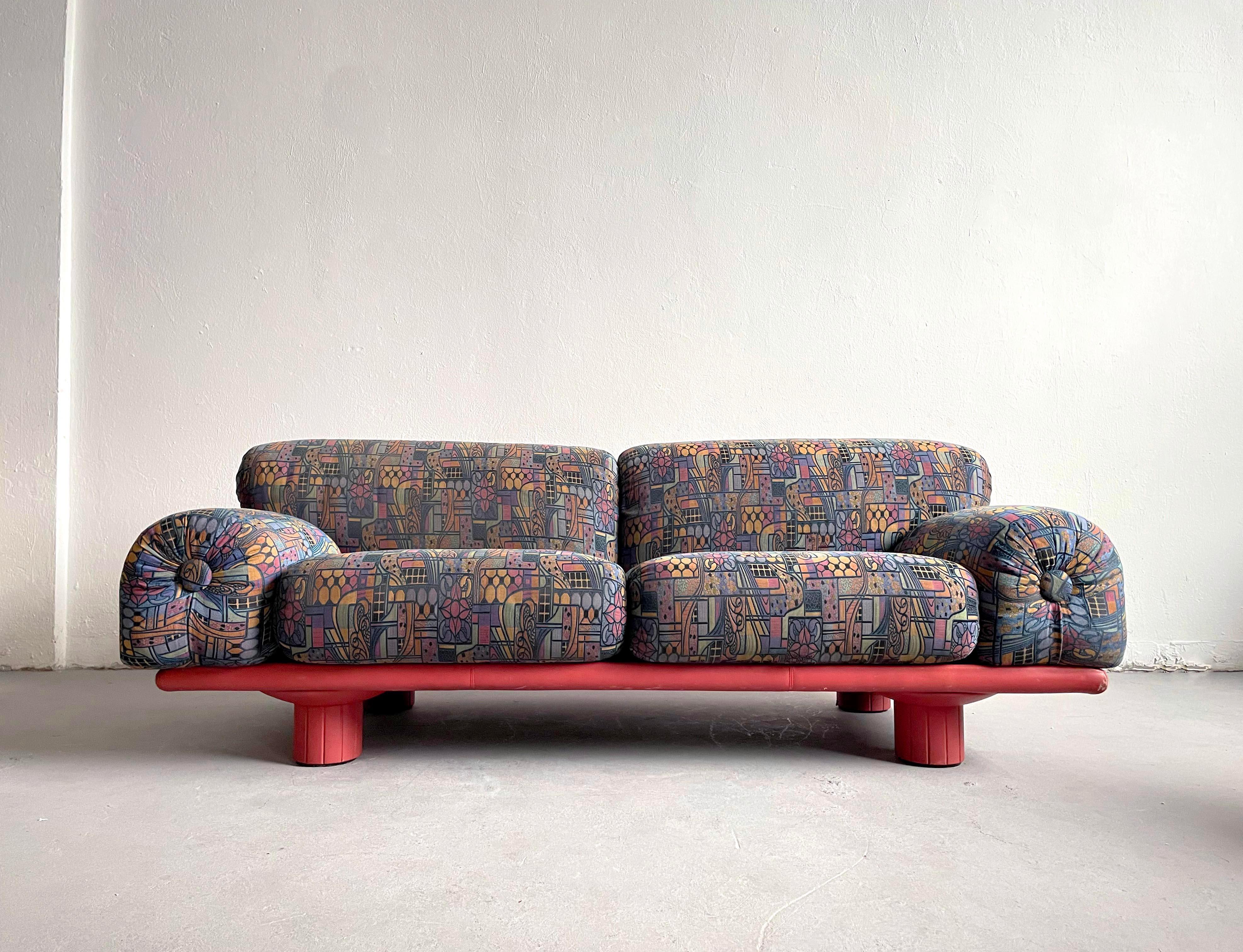 80s couch pattern