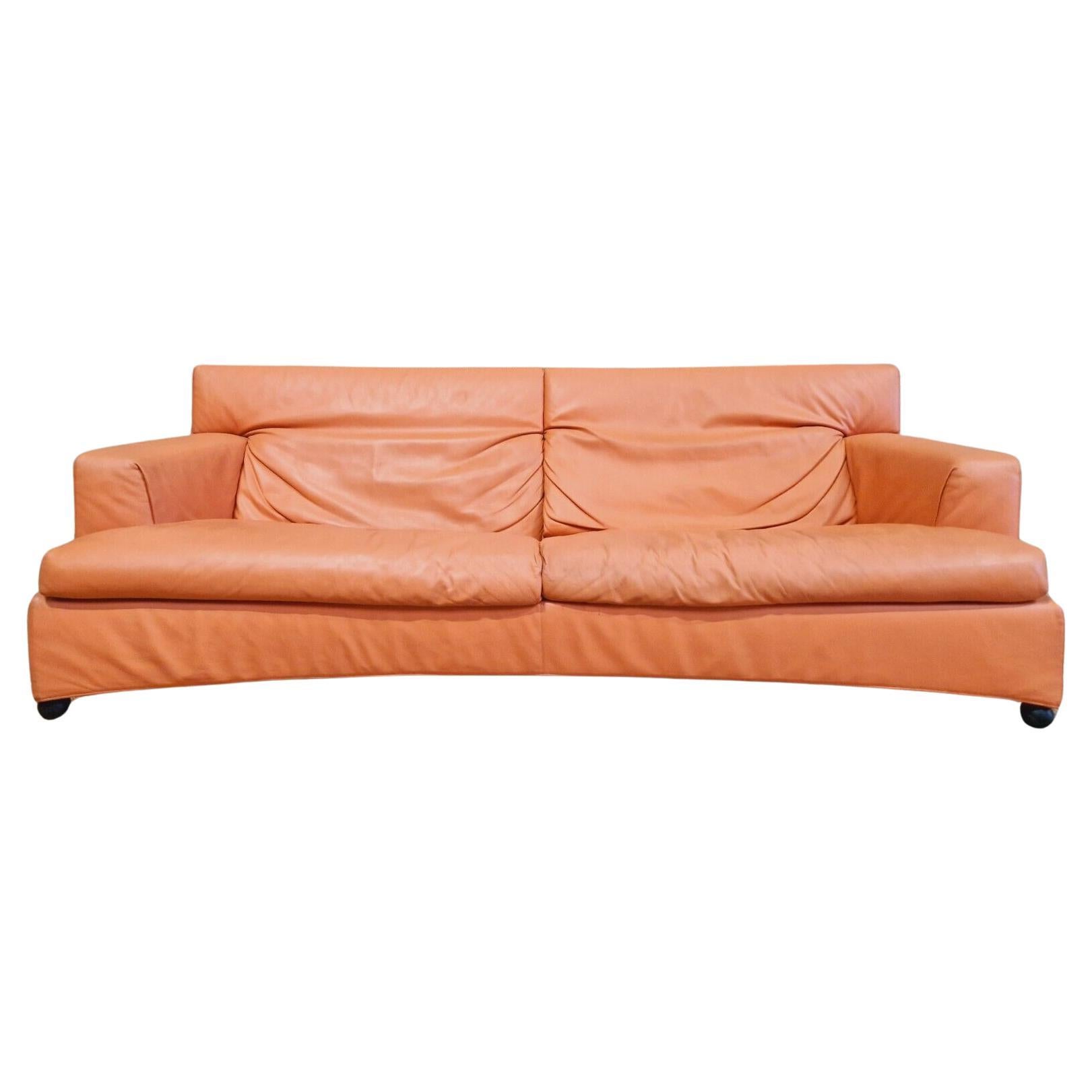 1980s Paolo Piva Sofa Italian Pink Leather For Sale