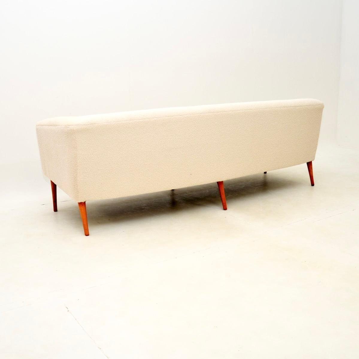 Bouclé Vintage Italian Sofa