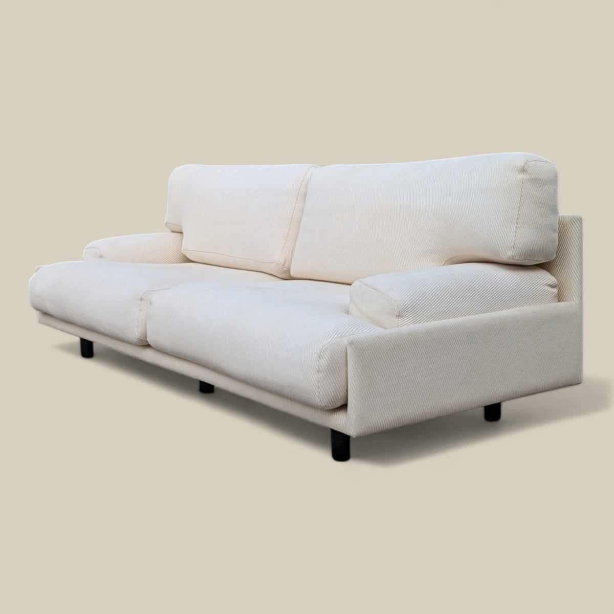 Divano italiano vintage, profilo basso, design minimalista, super confortevole, divano in vendita 2