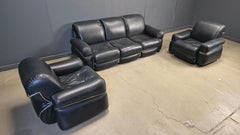 Vintage italian sofa set, 1970s