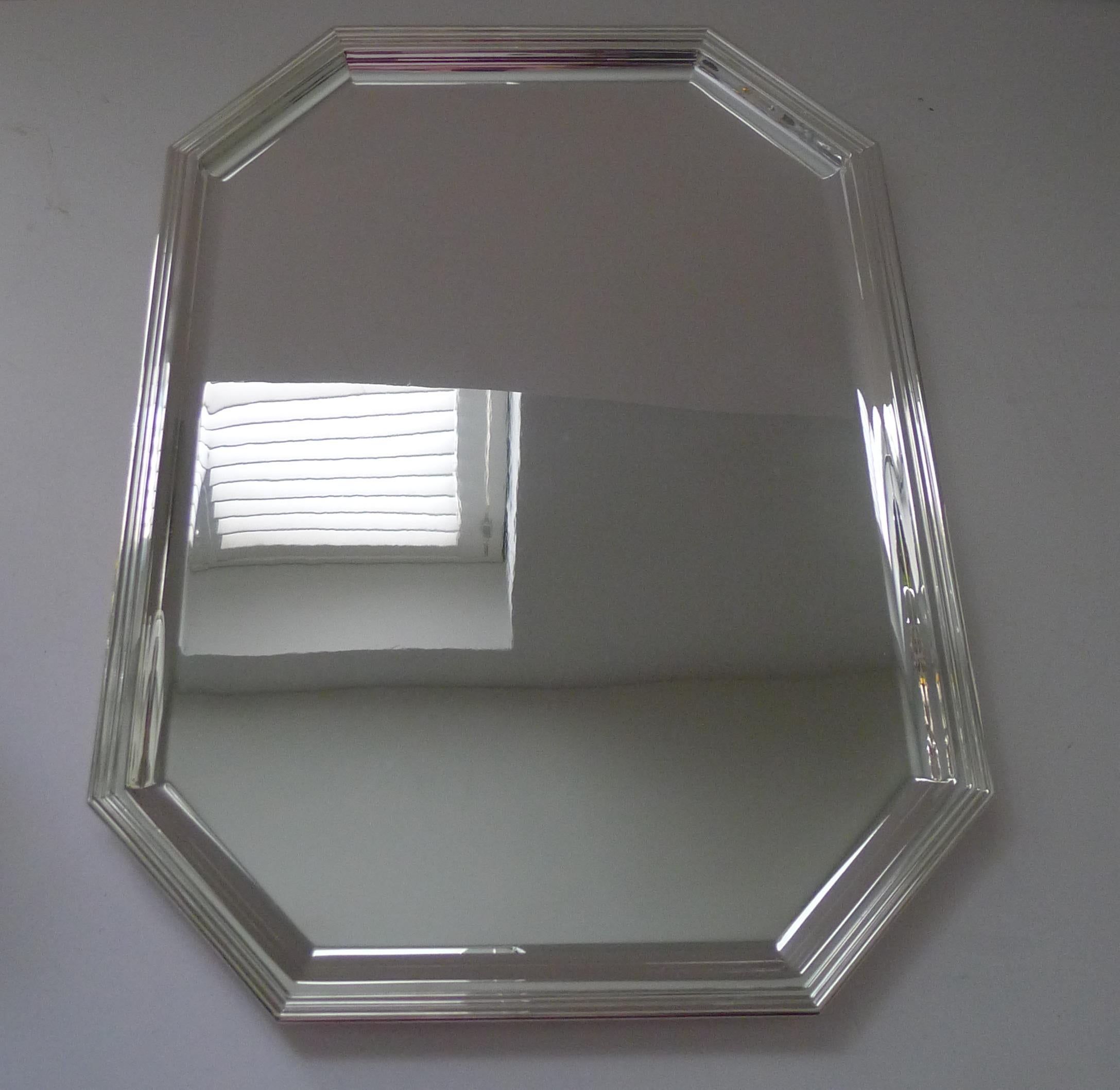 Vintage Italian Solid Silver Tray by Greggio, Padova c.1960 For Sale 2