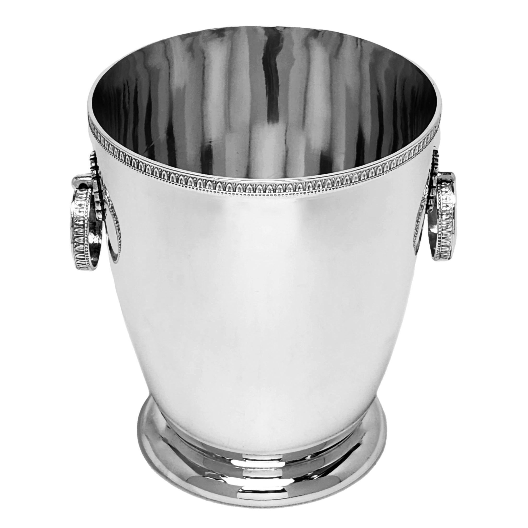 sterling silver wine bucket