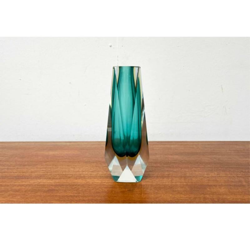 Vase italien Sommerso en verre de Murano, années 1970 en vente 9