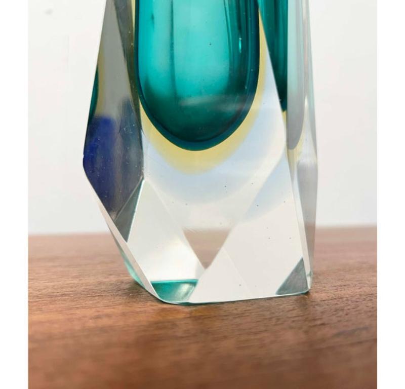 20ième siècle Vase italien Sommerso en verre de Murano, années 1970 en vente