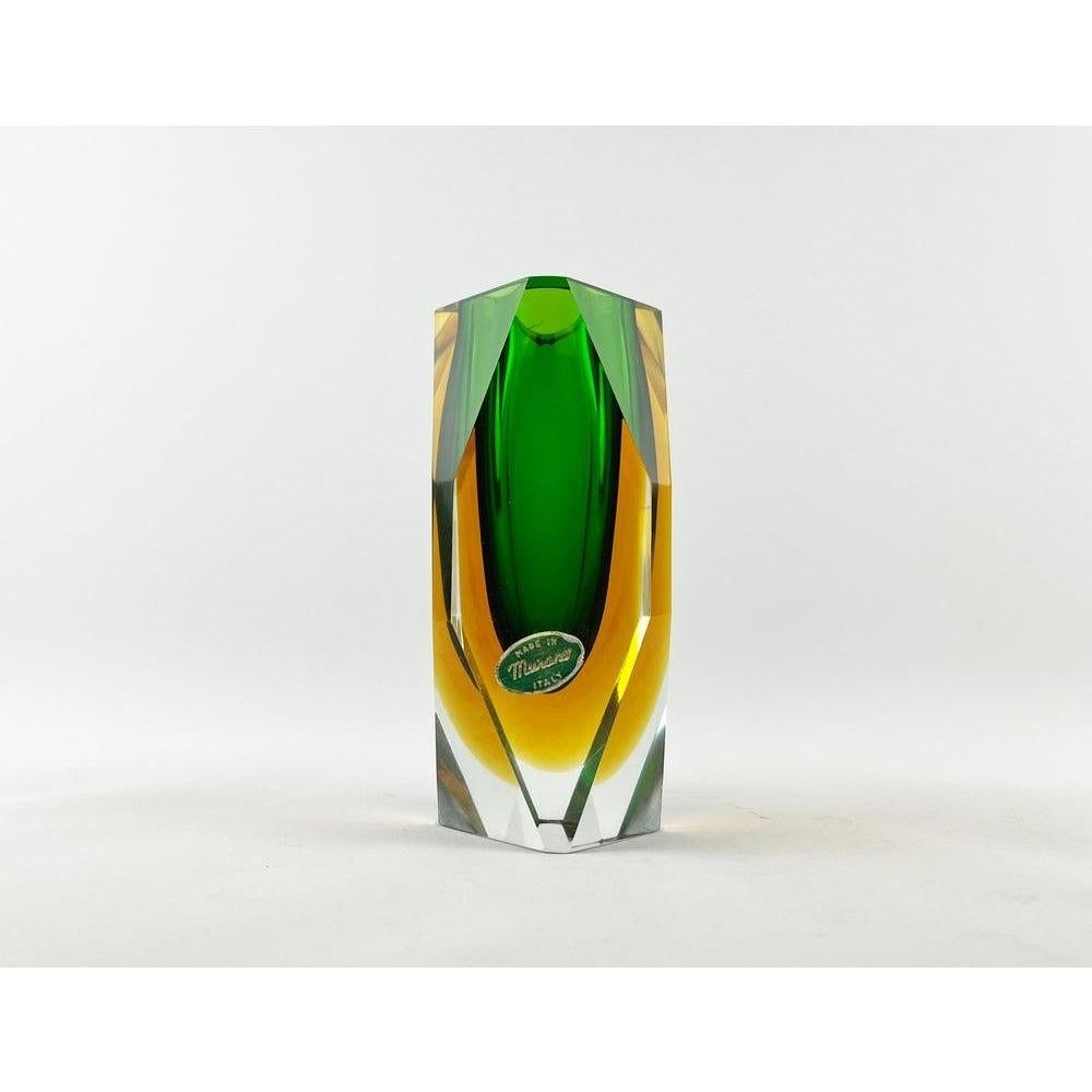 Italiano Vaso in vetro di Murano Sommerso italiano d'epoca degli anni '70 in vendita
